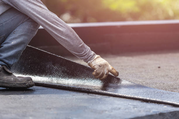 Professional Basement Waterproofing technician working in Corryton, TN